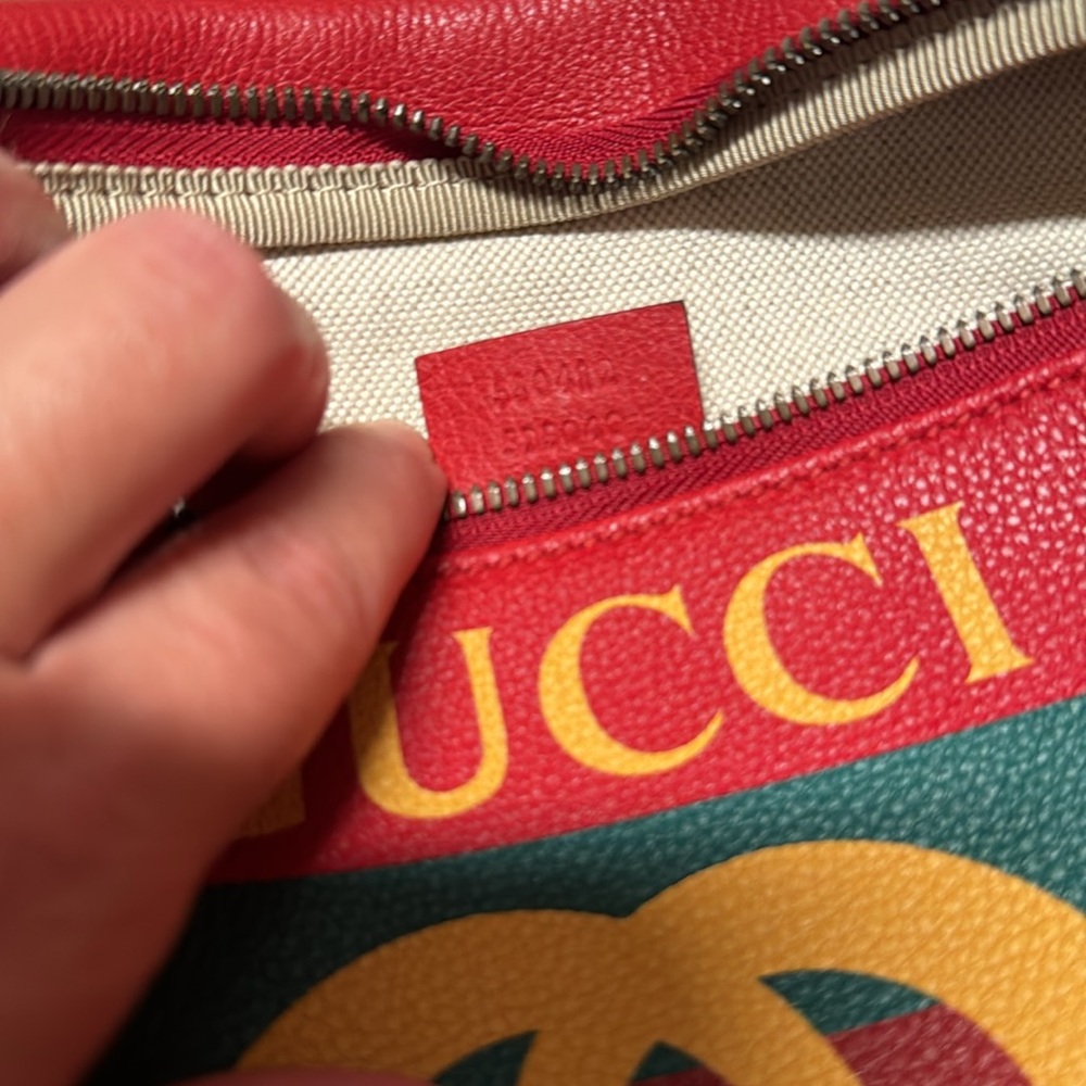 💯 authentic NEW Gucci Leather logo belt bag - Picture 5 of 5